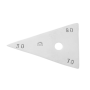Triangular Positioning Plate set of 3