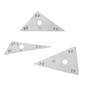 Triangular Positioning Plate set of 3