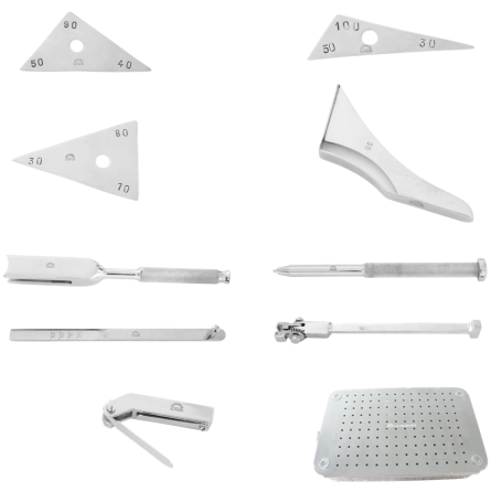 Condylar Plate Instrument Set With Graphic Box