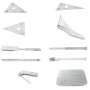 Condylar Plate Instrument Set With Graphic Box