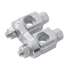 Twin Adjustable Clamps- Straight